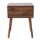 Flash Furniture Dark Walnut One Drawer Nightstand or Accent Table EM-0319-WAL-GG - alternate 3